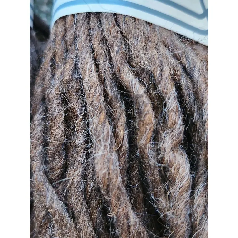 Reynolds Bulky Lopi Yarn Lot 2 Skeins Brown Icelandic Wool 100g